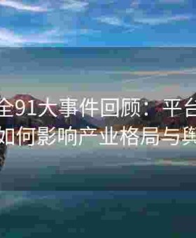 史上最全91大事件回顾：平台内外重磅消息如何影响产业格局与舆论环境